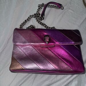 Metallic Purple and Pink Women's Bag